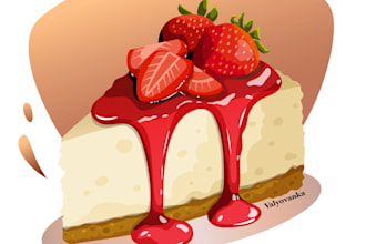 do a cute vector art illustration