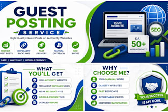 publish guest post on da websites with dofollow backlink