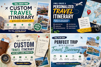 create a personalized travel itinerary for your trip