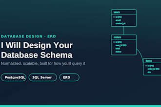 design a normalized database schema for your application