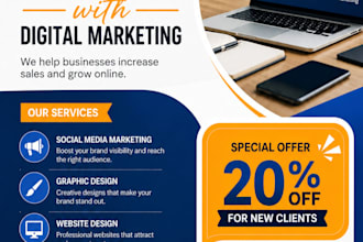 design professional business flyers and brochures in canva