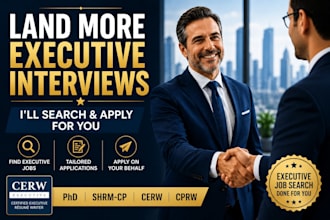 reverse recruit and apply to executive and c suite jobs for you