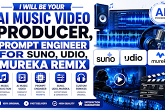 be your ai music video producer, prompt engineer for suno, udio, mureka remix
