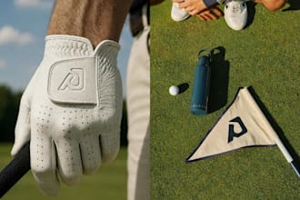 visualize golf cart social media, golf country club branding and promotion