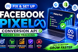 set up meta facebook pixel and conversion API with GTM