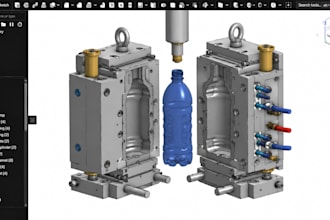 do injection mold, plastic parts, enclosure, tooling design using solidworks