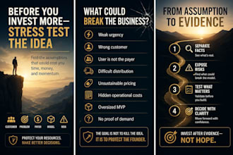 stress test your business idea before you invest more money