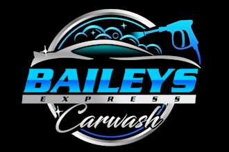design luxury car wash logo for your business