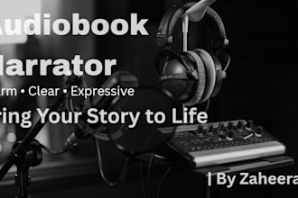 do audiobook narrations with warm and expressive voice