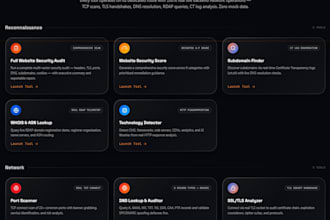 build a secure full stack web app for cybersecurity companies
