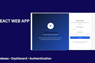 build a responsive react website with firebase