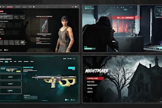 create roblox ui design, hud, menu, shop and game interface