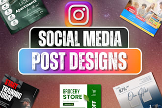 design creative social media posts design