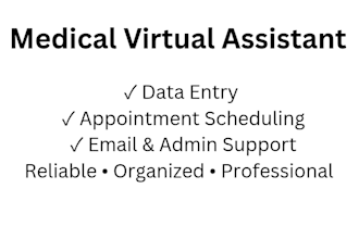 be your medical virtual assistant