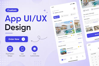 create a modern mobile app design