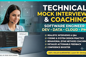 do technical mock interview preparation for tech and IT roles