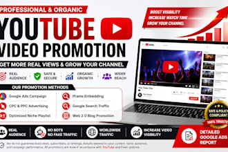 do organic youtube video promotion