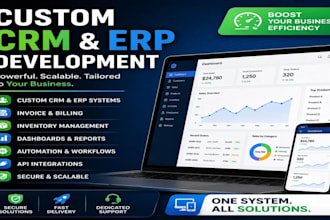 build a custom CRM and erp system