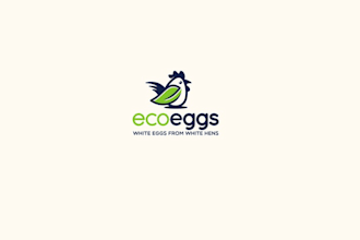 design eco eggs white environmental logo
