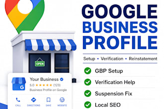 setup, verify, and fix suspended google business profile gbp listing