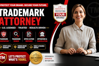 be your US licensed trademark and patent attorney for your brand