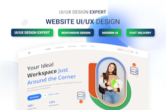 do website ui ux design, figma website ui ux design