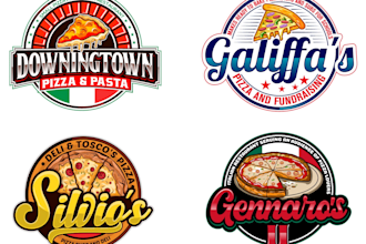 design a professional pizza logo for your company