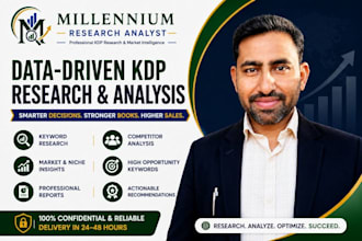 create a professional amazon KDP market research report