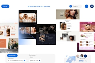 godaddy salon spa beauty booking page setup design on glossgenius zenoti vagaro
