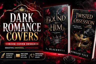 design a dark romance book cover that sells