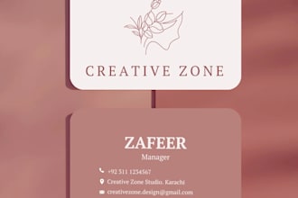 create professional business card and flyer designs