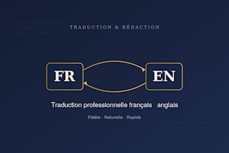 rediger vos textes du francais a l anglais et inversement