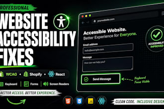fix wcag accessibility issues in your web app, shopify