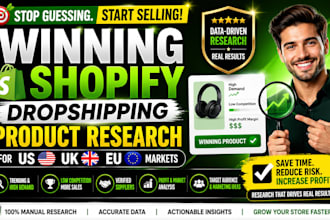 research profitable winning shopify dropshipping products for us uk eu markets