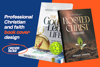 design a professional christian and faith book cover design