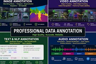 provide audio annotation, transcription, and speaker diarization for ai