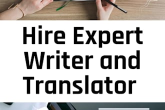 write SEO blog posts and articles and translations