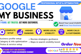 optimize google my business, gmb ranking,gmb setup, local SEO, and reinstate gmb