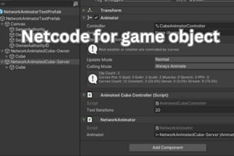 develop custom multiplayer mods, netcode system,  game modding for unity and ue5