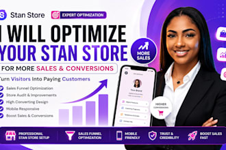 optimize your stan store for more sales and conversions