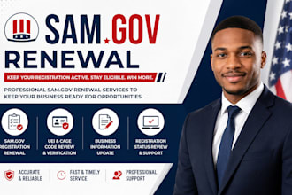 do sam gov renewal, sam gov registration and update you uei and cage code