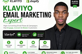 set up klaviyo email marketing and campaign for shopify