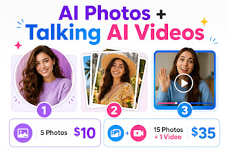do ai photo editing and ai video creation for you
