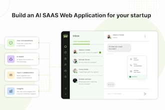 build an ai saas web application for your startup