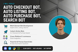 build custom automation bots and web scrapers