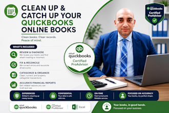 clean up and catch up your quickbooks online books
