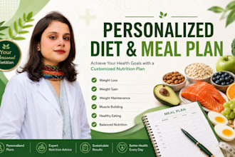create a personalized diet plan and meal plan for your health goals