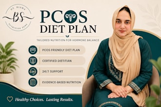 be your certified dietitian and make you pcos diet plan