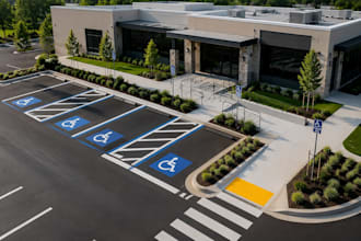 design ada parking layouts and accessible site plans