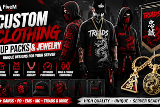 design custom fivem clothing and jewelry